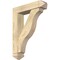 Ekena Millwork Funston Arts and Crafts Rough Sawn Bracket w/ Offset Brace, Douglas Fir, 6"W x 24"D x 32"H BKT0604X24X32FST03RDF - alternate 1